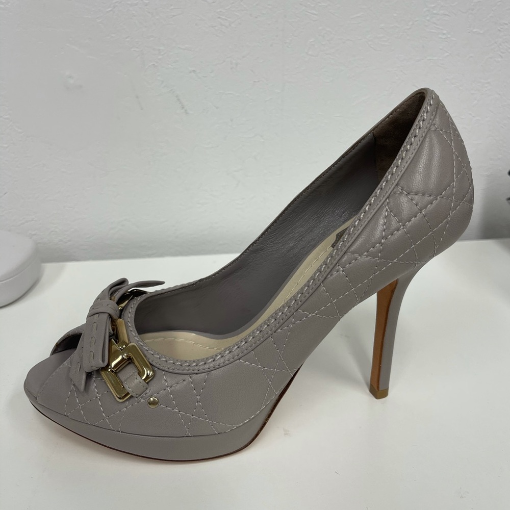 Dior classic open-toe heel